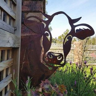 Sheep Silhouette Garden 极速Metal Wall Comw Home Art Iron