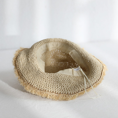 极速2023Womens Straow Hats Chinese Straw Hat Panamas UV Prot