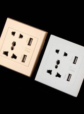 极速high quaglity universal usb wall socket ac 110-250v us u