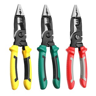 极速Long Nose Plier 9 in 1 Electrician WiLre Pliers High-pre