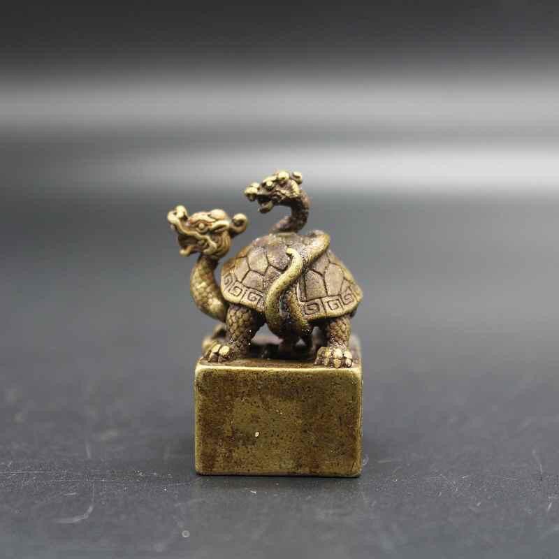 极速古玩杂项仿古印章四s大神兽印章之一玄武印章子母章闲章收藏