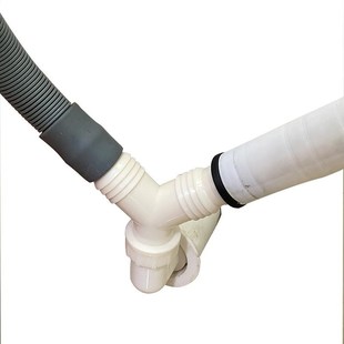 极速墙排40PVC下水管道50mm洗衣机管转接头30排水管U20Y三通卫生