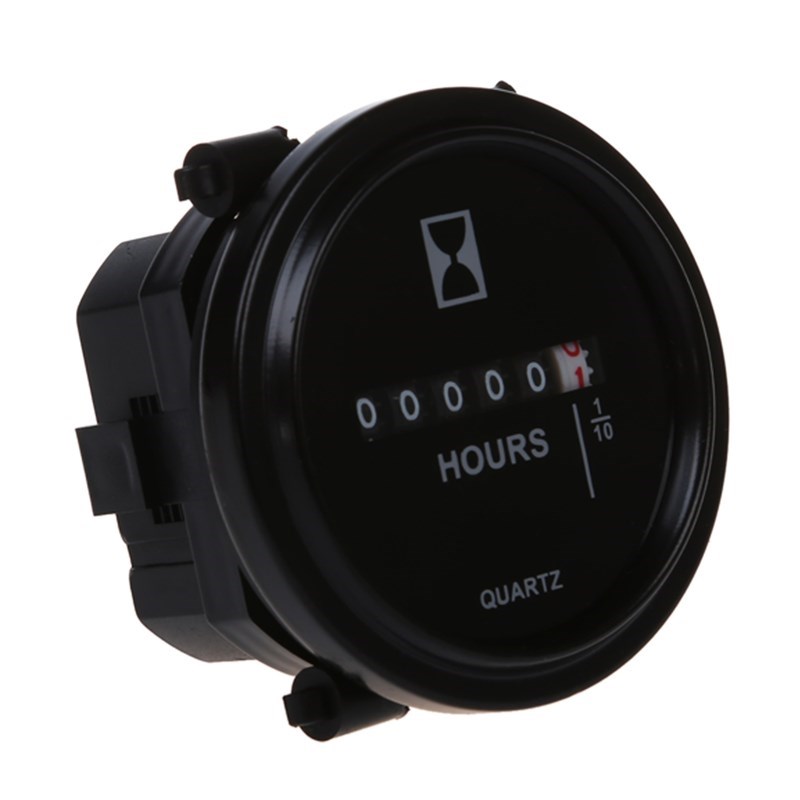 极速6 v - 80 - v DC/AC Rouvnd Quartz Hour Meter the Gauge is