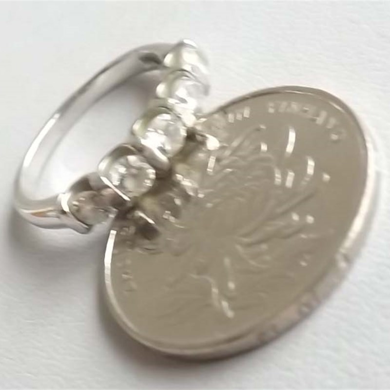 极速小懒猴 古董别m致莱茵石戒指戒指 vintage 1744