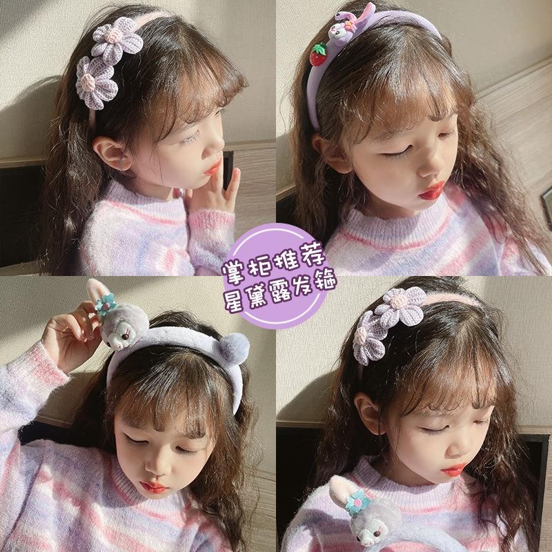 极速女童头窟发箍女款秋冬儿童发卡压发圈2J023新款头箍小女孩洋