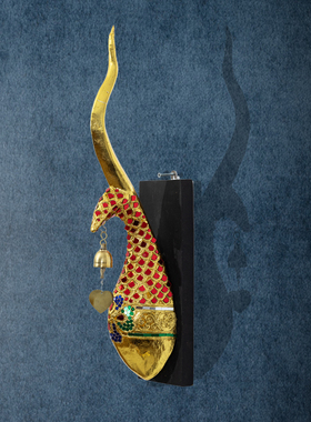 极速泰国实木龙凤角壁饰创意壁挂东南亚spaP酒店会所房间走廊墙面