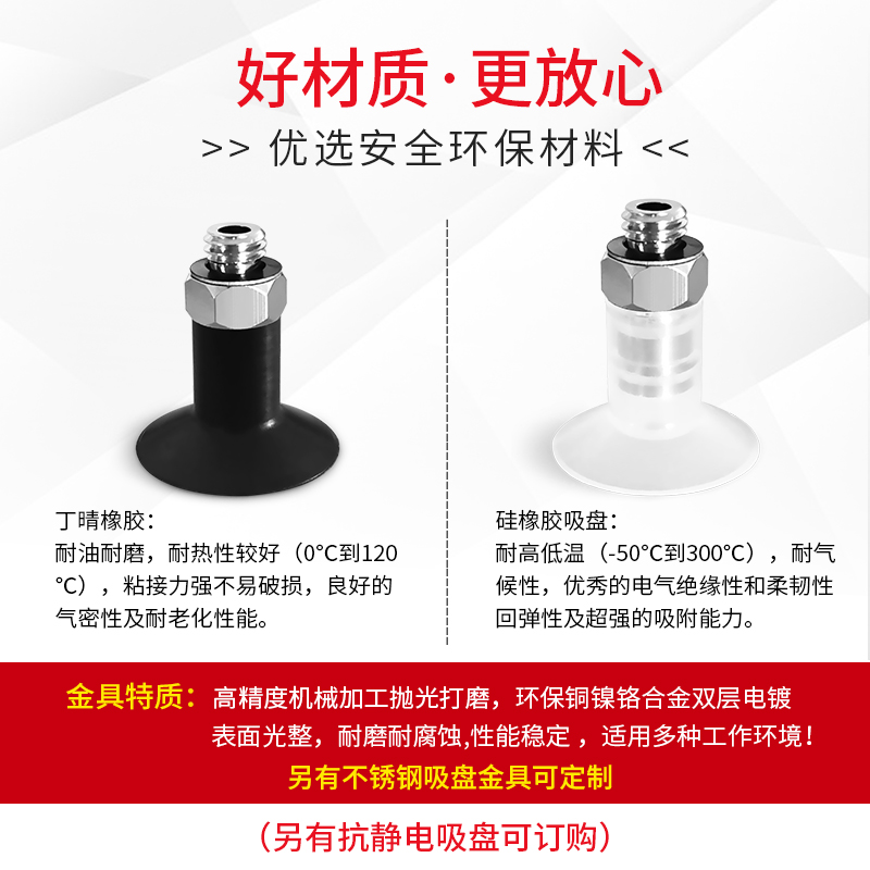 极速M-ZPT08/02/04/06US-A5真空吸盘工业吸嘴M-ZPT08/Q0V2/04/06U