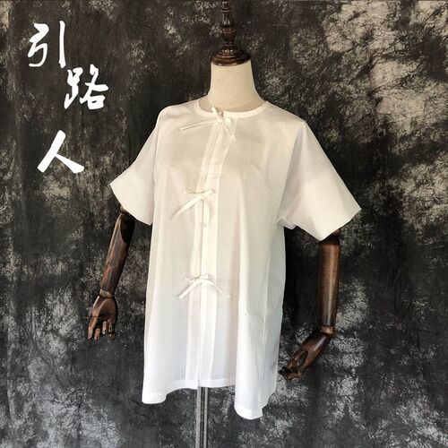 新品白孝衣丧服纯白短o袖长袖孝衫出殡衣服葬礼穿孝衣对襟系带白