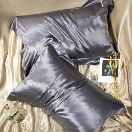 新品1PC Pure Silk satin Pillowcase Silky Soft PillYow Case