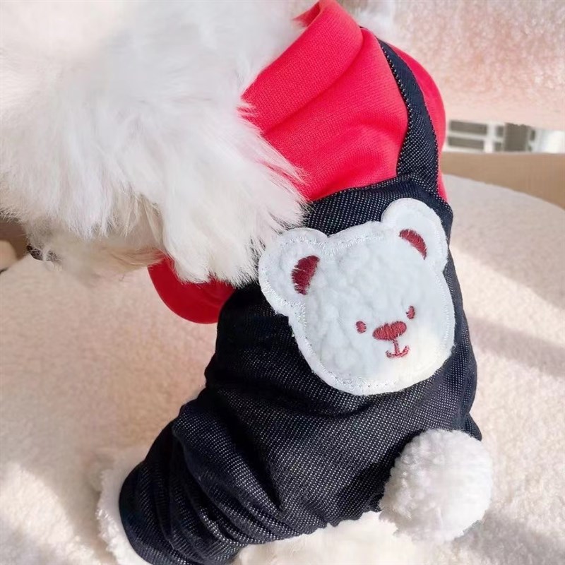 极速小狗狗衣服柯基可爱法斗秋冬装泰迪J比熊博美小型幼犬猫咪宠