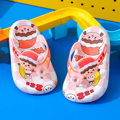 极速卡通儿童人字拖防臭夹脚拖鞋夏E季男童女童防滑外穿可爱沙滩