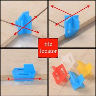 极速100pcs plastic tile spacer 1mm F2mm reusable T-shape slo
