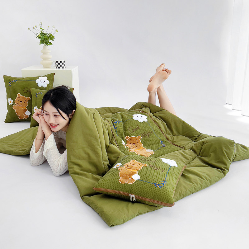 极速全棉水洗棉抱枕被子两用纯棉靠D枕办公室沙发午睡毯子车载枕,居家布艺,抱枕被,淘宝优惠券,粉丝福利购,淘宝优惠卷