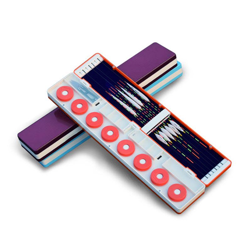 极速三层配件盒鱼漂盒子线盒主线盒鱼钩二L层渔具盒多功能三合一