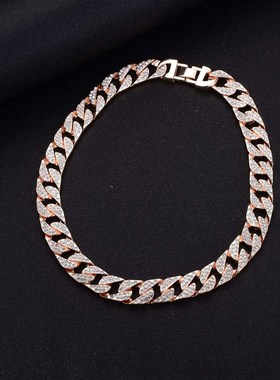 极速Cuban Chain tennd Fashion Hiphop Hip Hop Personality Bar