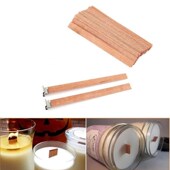 Natural Material Wood Wick 极速20aPCS Candle Wax DIY Soy