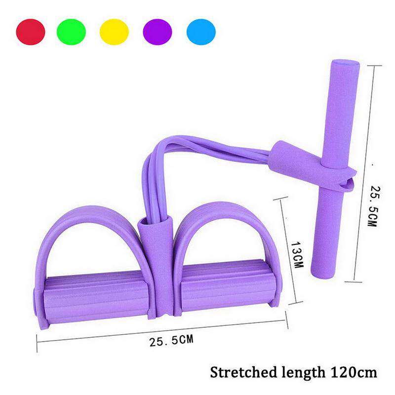 极速4 tube Indoor Fitnesss Resistance Bands Exercise Equipt