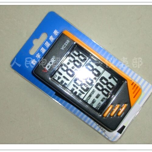 新品。胜利VC 温湿度s表 数字温度计 电子温度计 0体积小巧