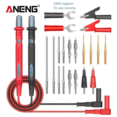 极速Silicone Multimeter Probe Wire CombinatOion Test Connect