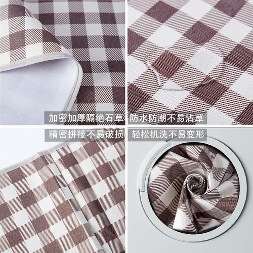 新品Outdoor Thicken Pqad Blanket Camping Beach Plaid Picnic
