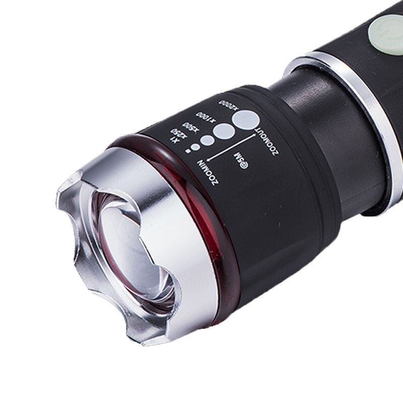 极速应急安全锤手电筒 8合1野x营多功能USB逃生手电筒带工具户外