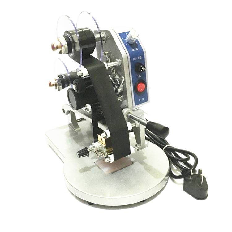 DY-8手压色带打n码机 手动钢印仿喷码机印码机打数字印字日期打码