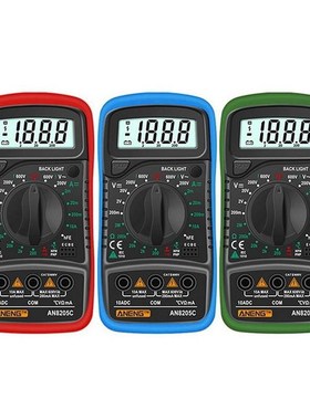 极速AN8205C Digital Mqultimeter /DC Ammeter Volt Ohm Tester