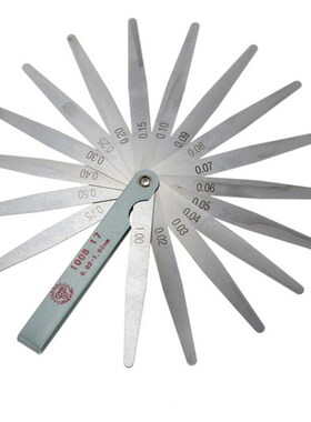 极速1 Set 100Mm Length Metric zFeeler Gauge 17 Blade Gap Fil