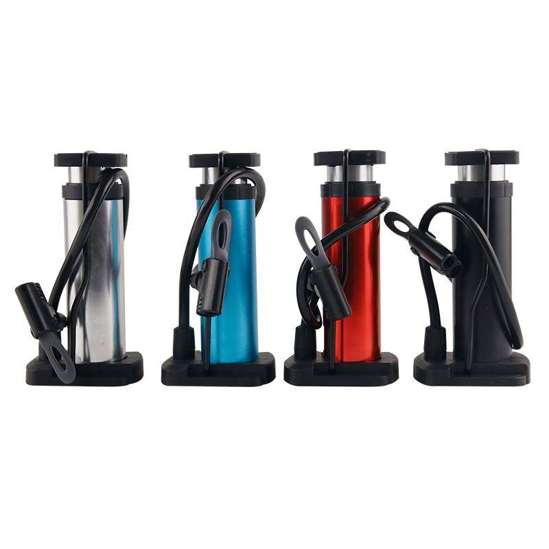 极速高压脚踩打气筒自行车电动车摩托H车汽车家用迷你便携脚踏式