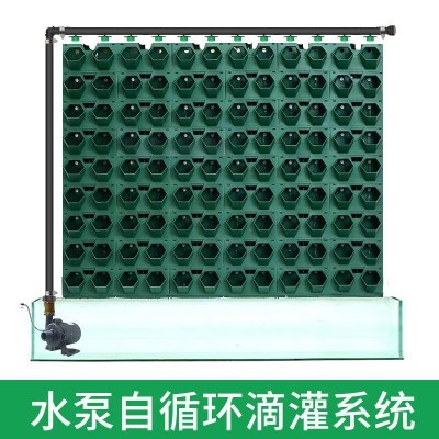 极速蜂巢系统垂直绿化植物墙花盆立体绿化组合挂墙V种植盒壁挂式