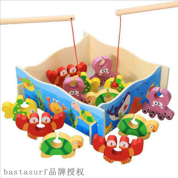 极速Building block three-udimensional fishing rod parent-chi