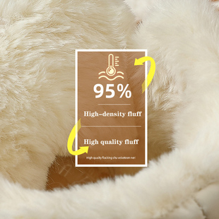 极速Wintedr Soft Women Men Boots Down Warm Plush Ankle Snow