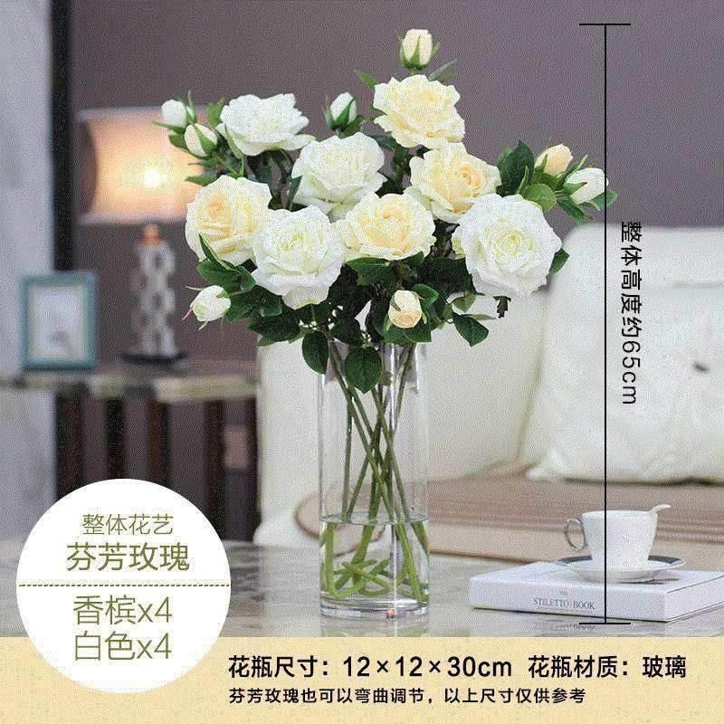极速。Artificial flowers floral deDcoration room simulation