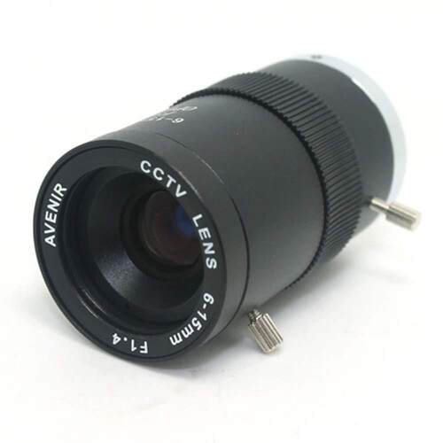 新品6-15mm manual nfocal iris zoom security  camera lens 1/3