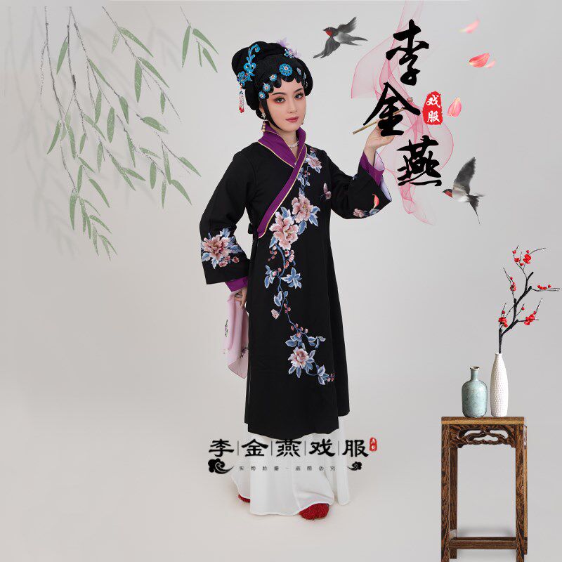 新品戏剧歌仔戏黄梅m戏越剧花旦服装陈三两听雨楼媒婆鸨儿衣古装