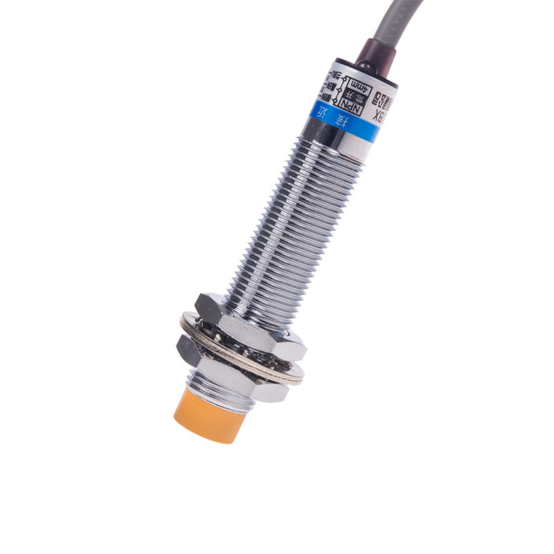 极速沪工M12接近开关LJ12A3-4-J/FEZ二线常开交流220V电感式传感