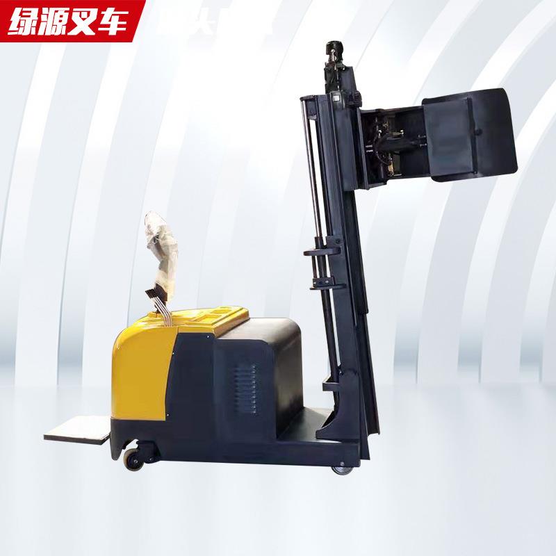 厂家供应腿平衡重圆型抱夹堆高车电动堆高机液压油桶搬运叉车