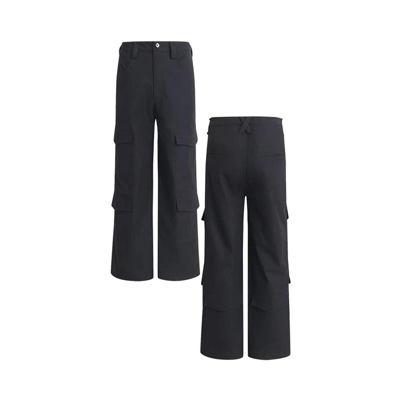 KetchupVintage多口袋宽松直筒cleanfit工装裤伞兵裤vibe高街暗黑