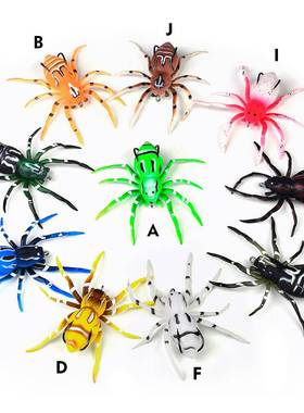 极速Floating spider road bait 7.5cm7g garden spiderW bait bi