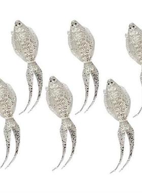 极速6Pcs Soft Fishing Lure Split Tail PVC Halibut ArtiZficia
