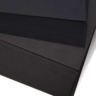 极速黑色卡纸幼儿园l涂鸦美术纸手工硬卡纸300克加厚硬纸黑色A4纸