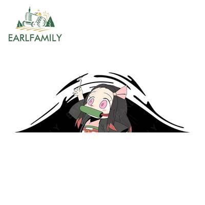 极速13cm x 4.4cm for Nezuko Demon ESlayer Car Stickers Surfb
