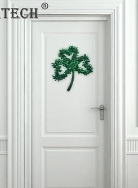 极速St Patricks Day Shamrock WrBeath Irish Door Window Penda