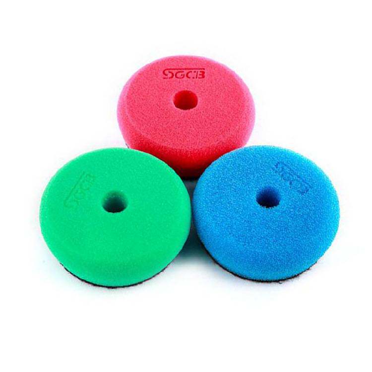 极速新品6寸自粘汽车抛光封釉/盘/机/H轮G打蜡海绵专用划痕修复美