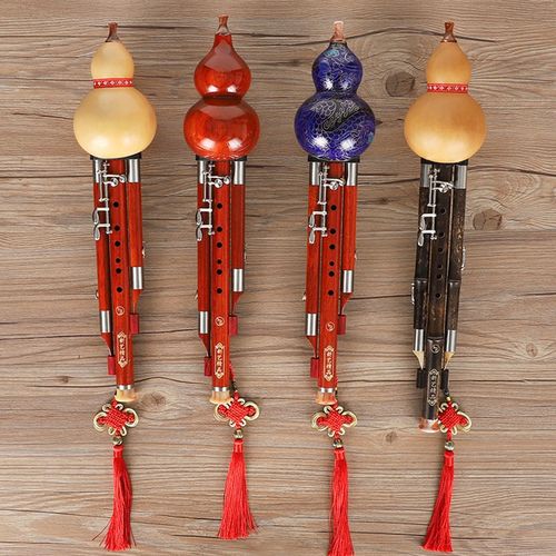 极速王大叔 超九孔红木音管加键葫芦丝 c/Hb/G/F调 演奏型成人儿