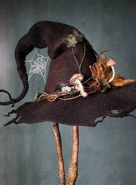 极速Halloween Witch Hats Evil Wizard Hat HalloUween Party