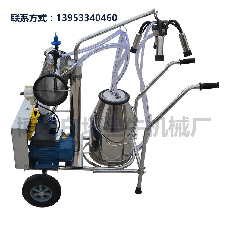 博山挤奶机BZD型单桶真空泵式不锈钢挤奶机质优量高