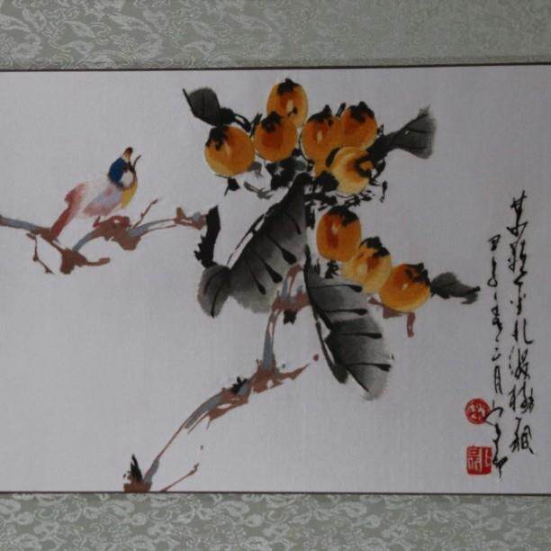苏绣客厅书房办公室装饰画苏州手工刺绣软裱画家居写意花鸟