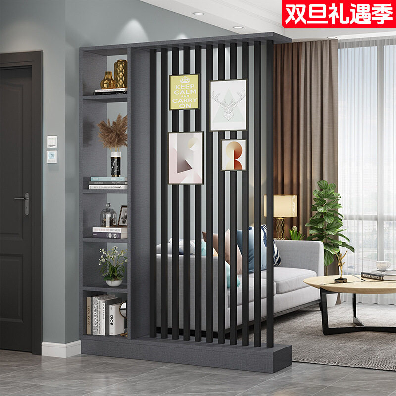 小户型轻奢落地屏风隔断柜