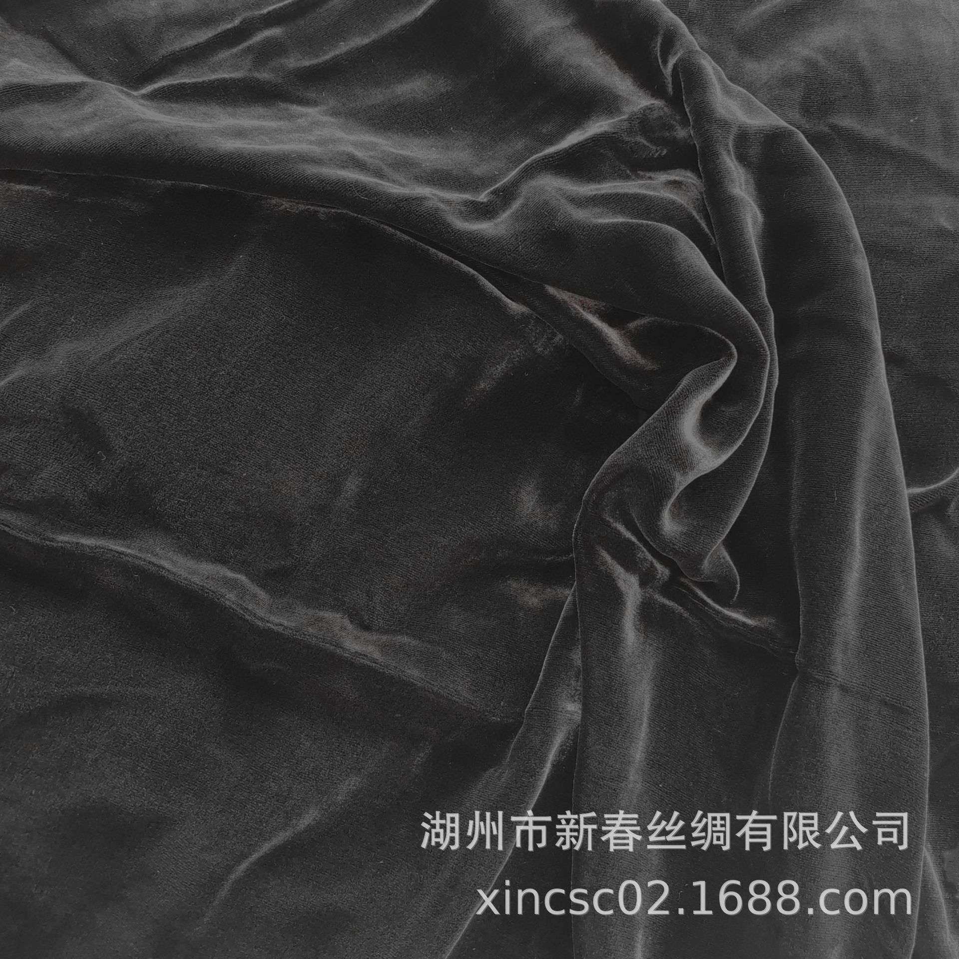 全真丝丝绒面料门幅140精品丝绒